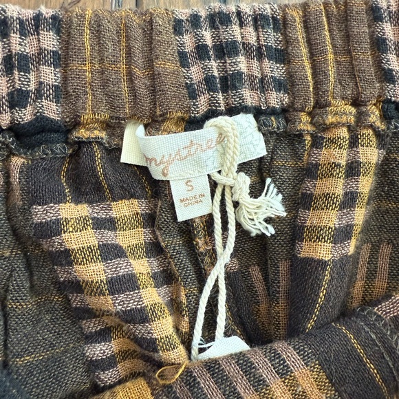 Boutique Patchwork Checkered Midi Skirt – Size Small - Picture 2 of 3